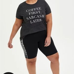 VINTAGE TEE - TRIBLEND JERSEY COFFEE SARCASM GREY